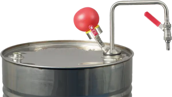 Handpumpe Ultrarein aus Edelstahl