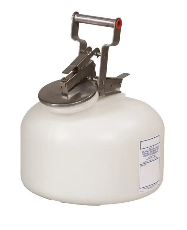 Sammelbehälter aus HDPE, weiß, Inhalt: 7,5 l