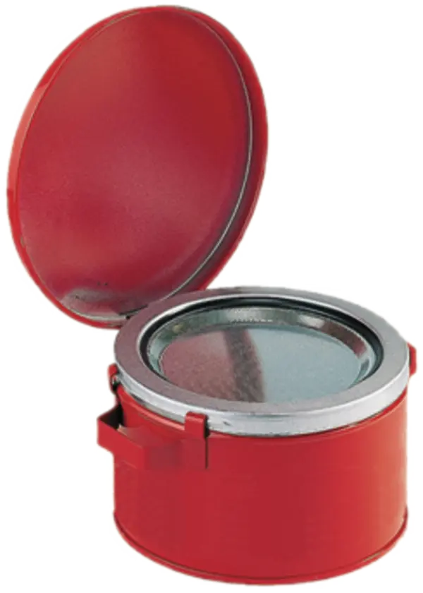 Sheet steel soak can capacity 1 l