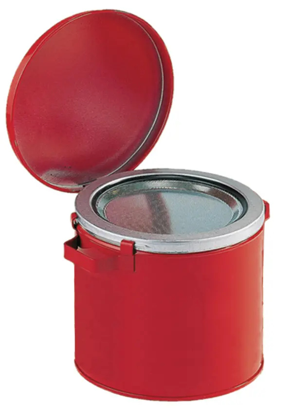 Sheet steel soak can capacity 8 l