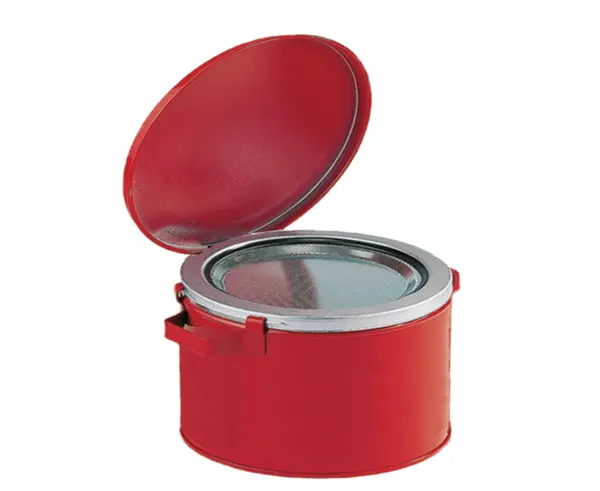Sheet steel soak can capacity 12 l
