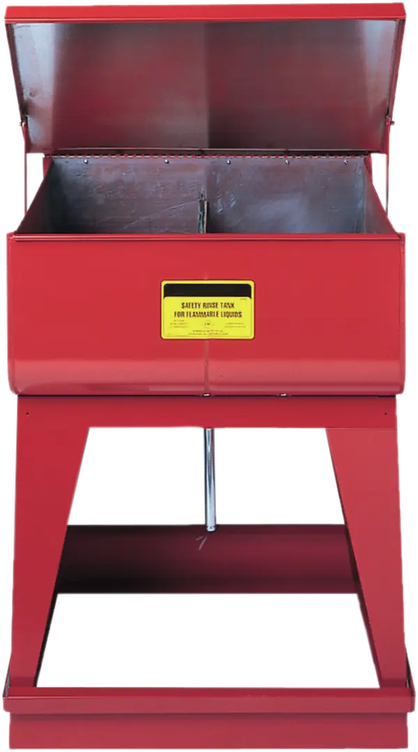 Tauchtank mit 2 Kammern aus Stahlblech, 2 x 15 l