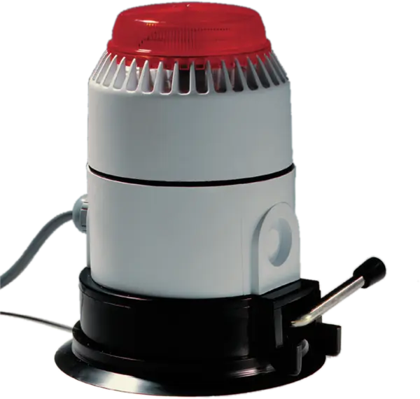 Visual/acoustic warning device incl. 4 m connecting cable