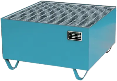 Auffangwanne aus Stahlblech, lackiert, für 1 x 200 l-Fass