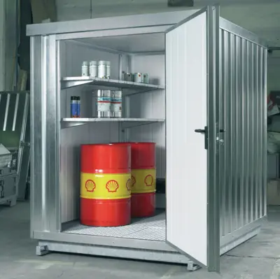 Sicherheits-Lagercontainer Auffangvolumen: 630 l