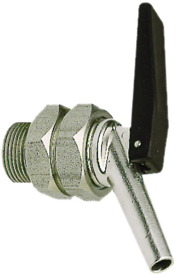 Tap, self-closing, stainless steel, 3/4''- thread