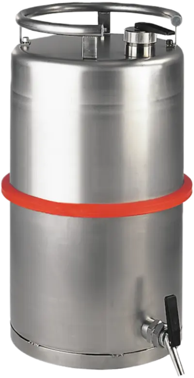 Verteilerbehälter aus Edelstahl, Inhalt: 25 l