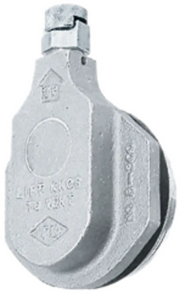 Vaccum/pressure compensation in stainless steel, 2''-thread