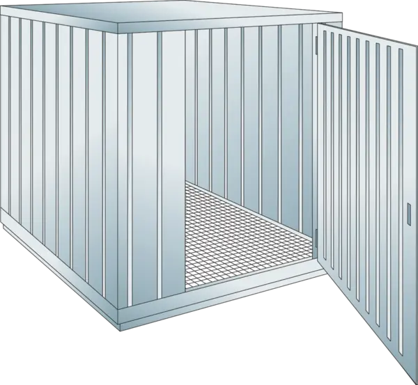 Safety storage container collection volume 630 l