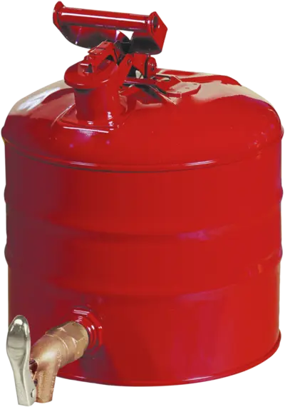 Zapfbehälter mit Bodenauslauf aus Stahlblech, Inhalt: 9,5 l