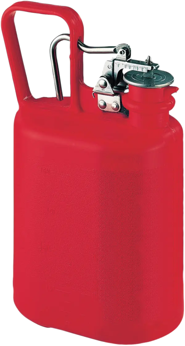 Ovale HDPE dispensing can red, capacity 4 l