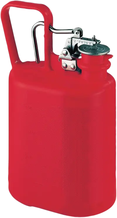 Verteilerbehälter, oval, aus HDPE, rot, Inhalt: 4 l