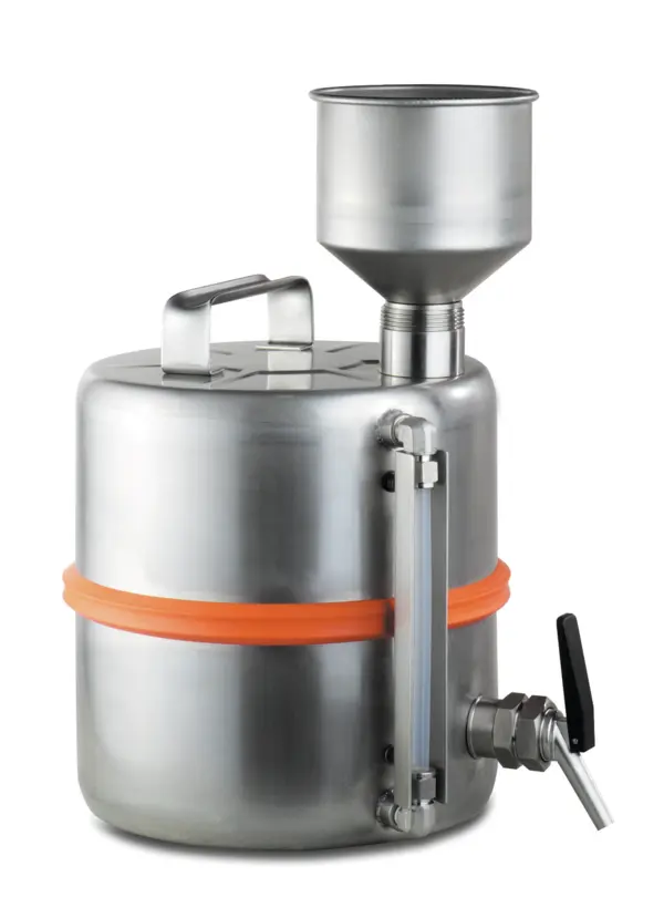Stainless steel funnel for stainless standing can 10/25 l