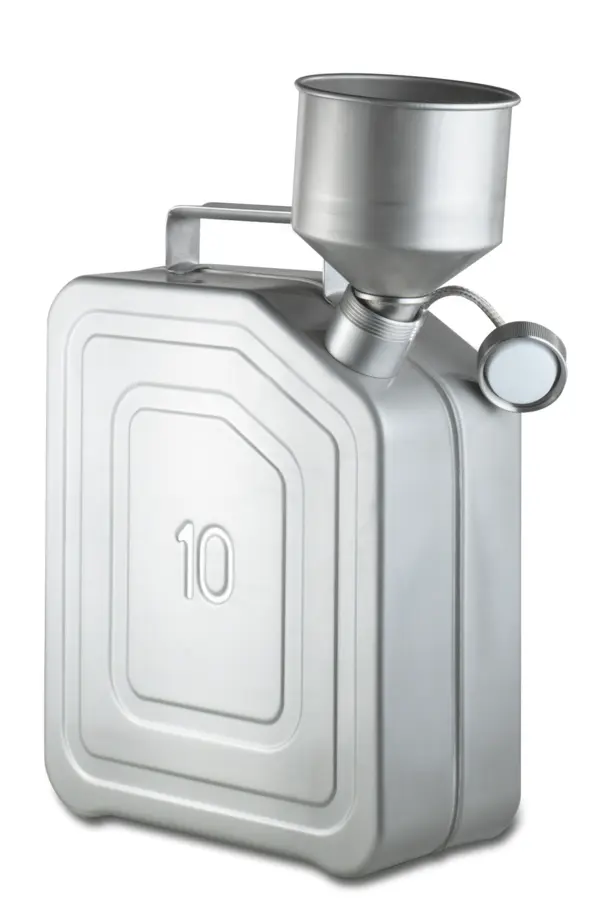 Stainless steel funnel for stainless steel canister 5/10l