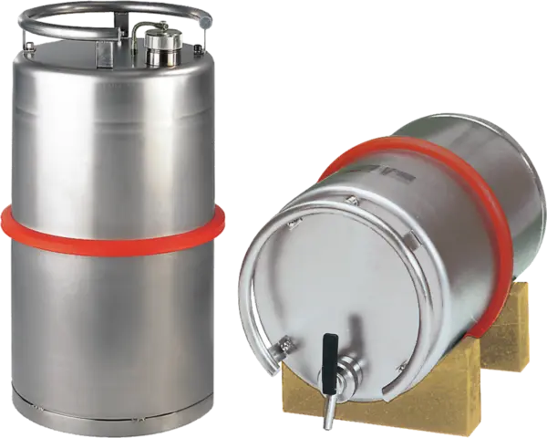 Stainless steel transport can capacity 25 l