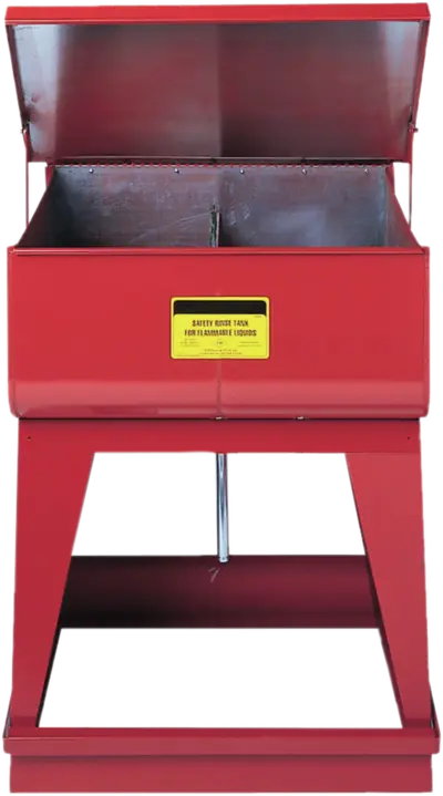 Tauchtank mit 2 Kammern aus Stahlblech, 2 x 15 l