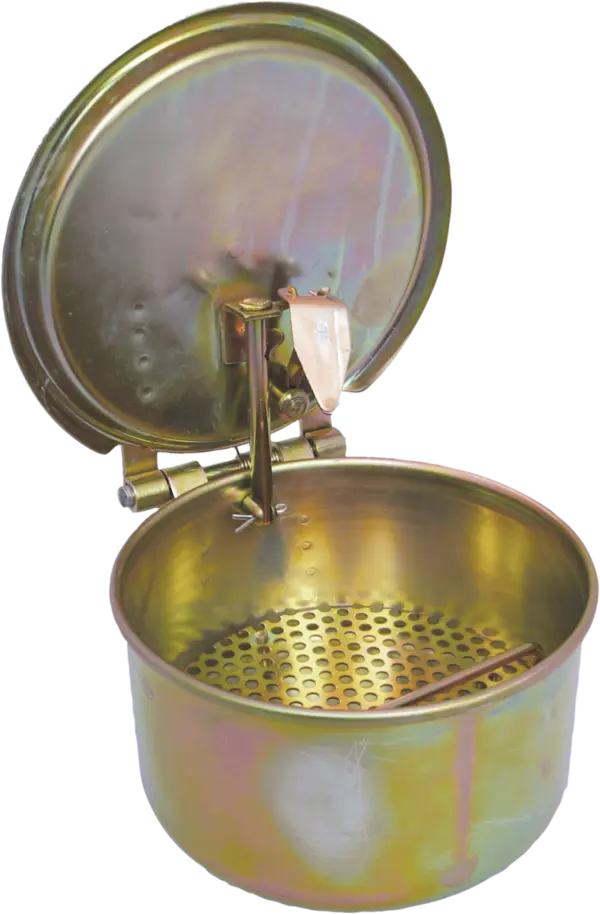 Reinigungsgefäß aus verzinktem Stahlblech, Inhalt: 0,75 l