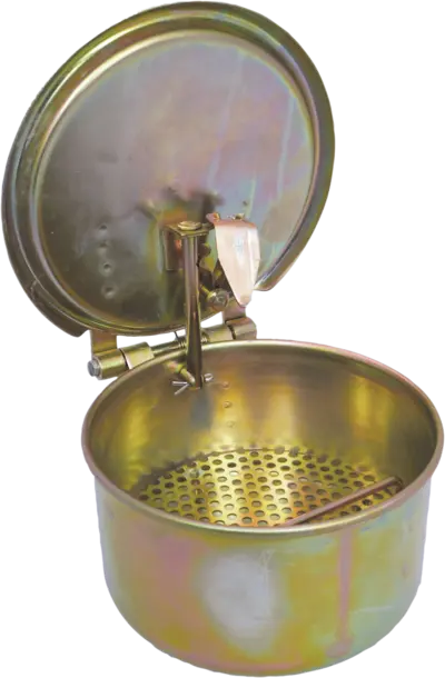 Reinigungsgefäß aus verzinktem Stahlblech, Inhalt: 0,75 l