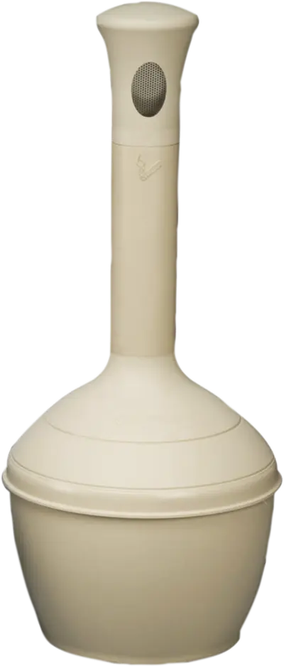 Sammelbehälter ELITE für Ziga- rettenkippen, HDPE, hellbeige