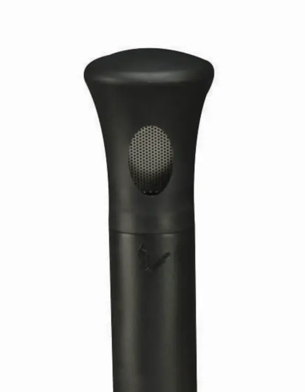 Sammelbehälter ELITE für Ziga- rettenkippen, HDPE, schwarz