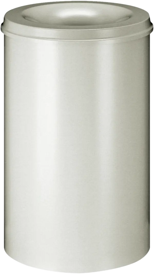Self-extinguishing waste-paper basket, light grey, 110 l