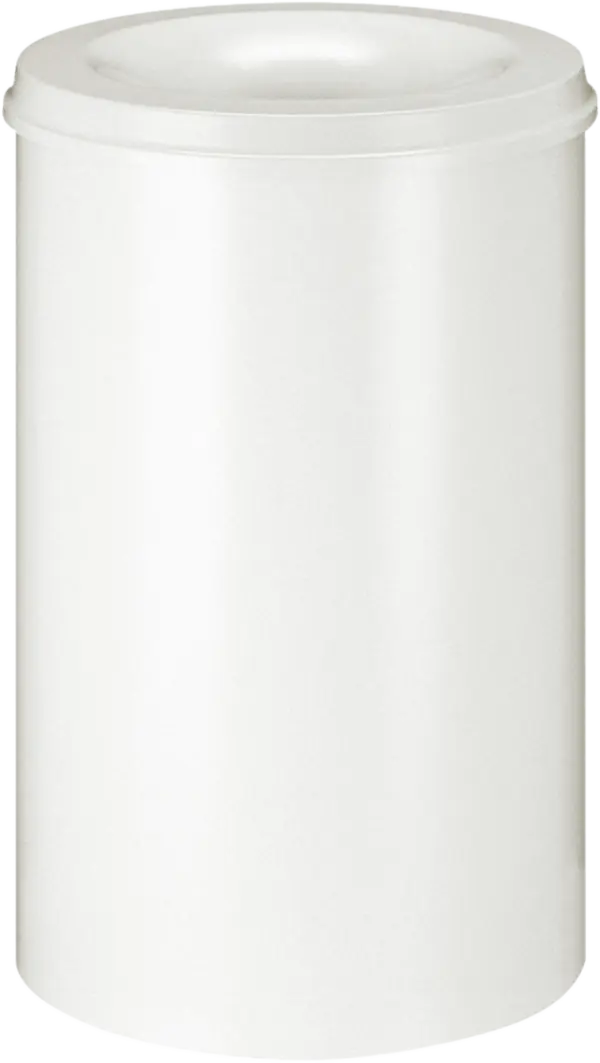 Self-extinguishing waste-paper basket, white, 110 l