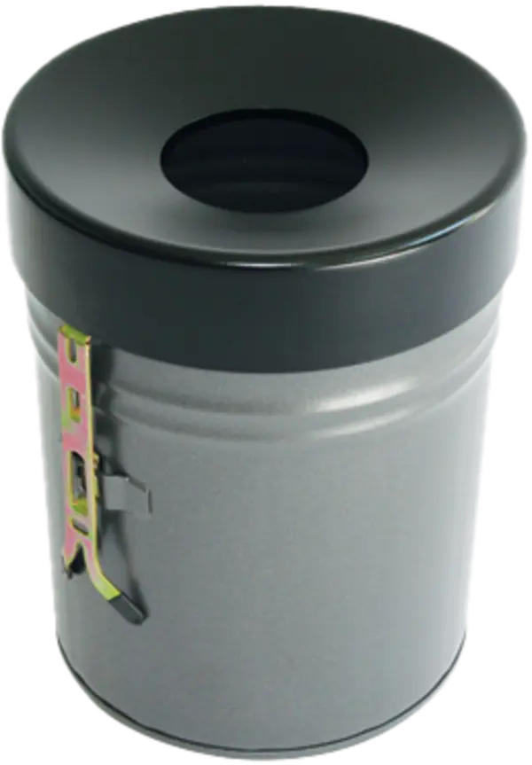 Self extinguish waste paper basket, 16 l, wall bracket