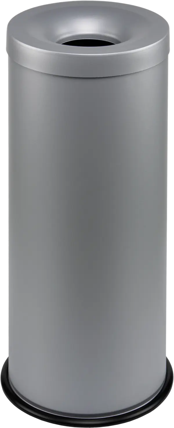 Self-extinguishing waste-paper basket, grey, capacity: 30 l