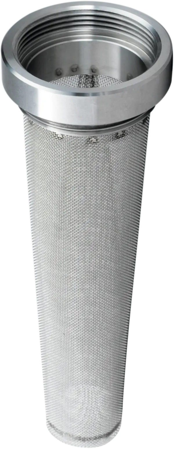 Flammsperre mit Adapter aus Edelstahl