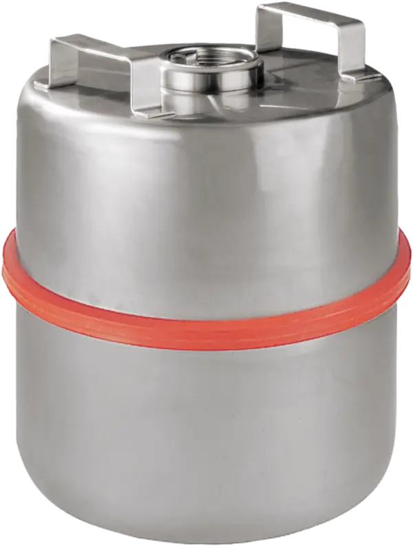 Stainless steel collection can capacity 10 l