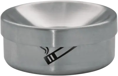 Sicherheits-Tischaschenbecher aus Edelstahl, Inh. 0,2 Liter