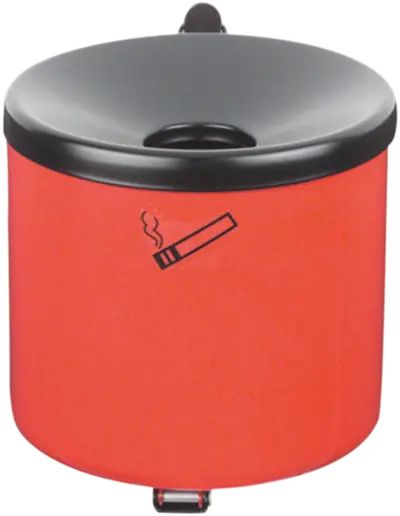 Sicherheits-Wandaschenbecher, rot, 2,4 l