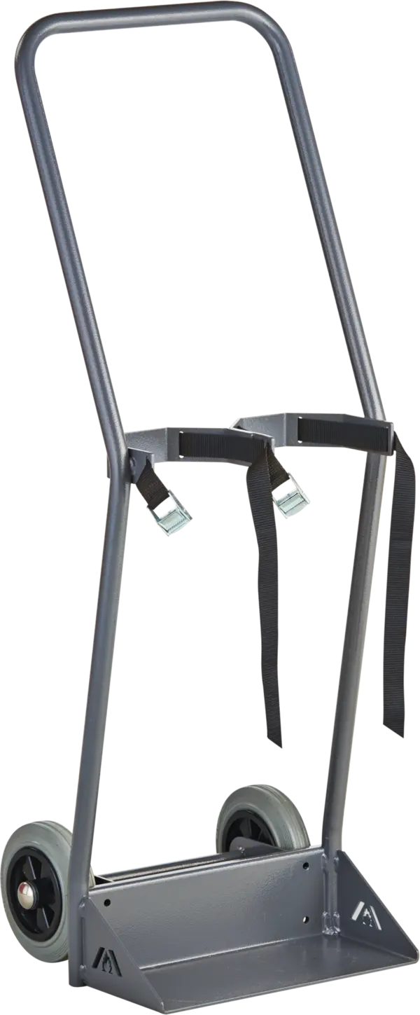 Gas cylinder trolley, load: 100 kg, for 2 x 10 l cylinders