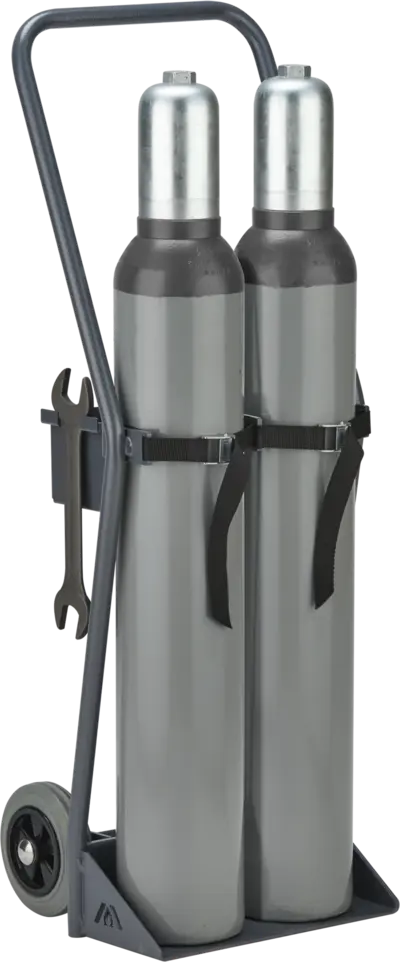 Gasflaschen-Wagen, Tragkraft 100kg f. 2x10l-Druckgasflasche