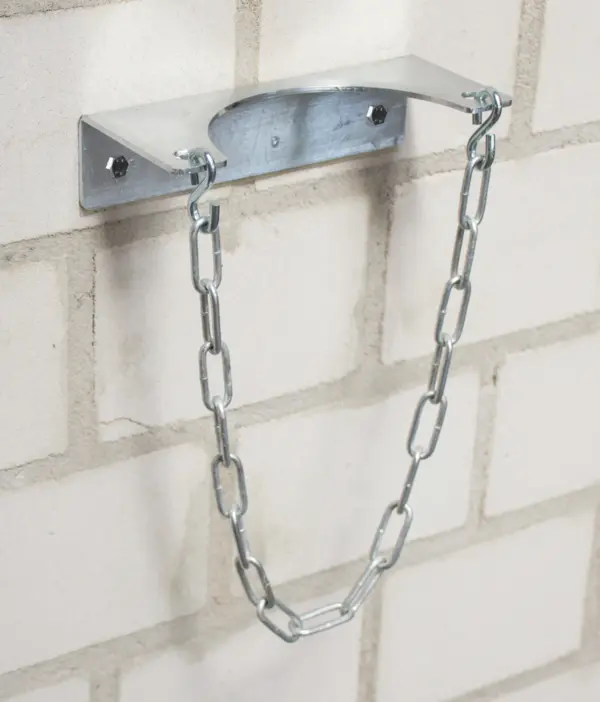 Gas cylinder wall bracket for 1x cylinder with 320 mm diametre
