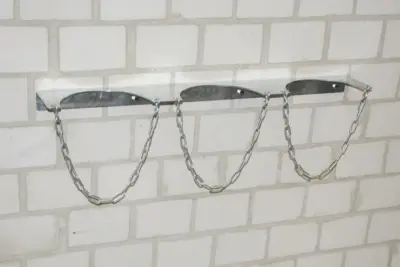 Gasflaschenwandhalterung für 3x Flaschen mit 230mm Durchmesser