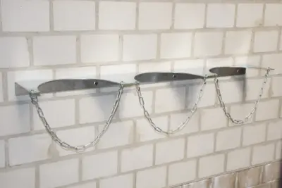 Gasfalschenwandhalterung für 3x Flaschen mit 320mm Durchmesser