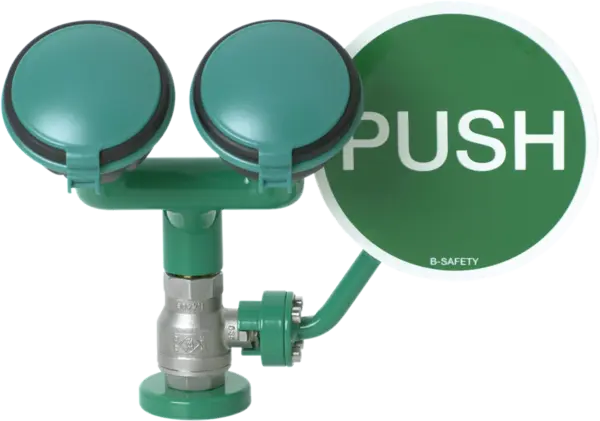 Safety eye wash for table mounting