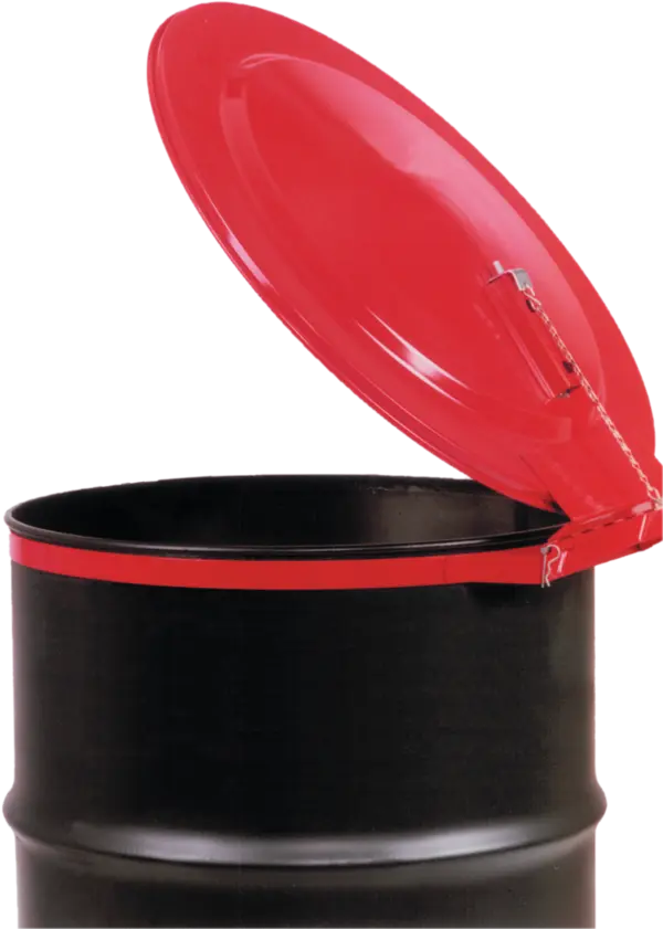 Self-closing drum lid for 200 l drum