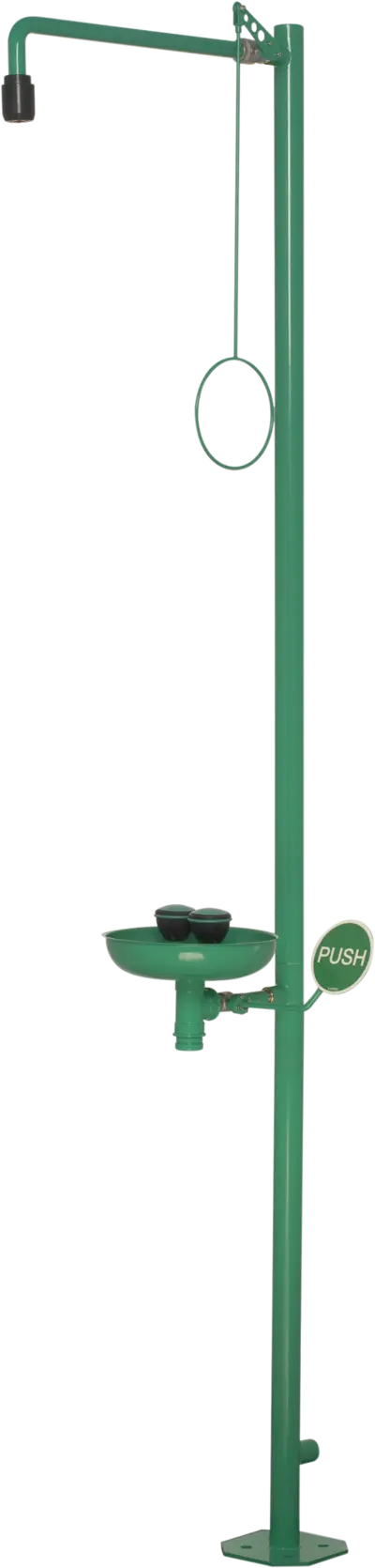 Kombinationsdusche Edelstahl, freistehend