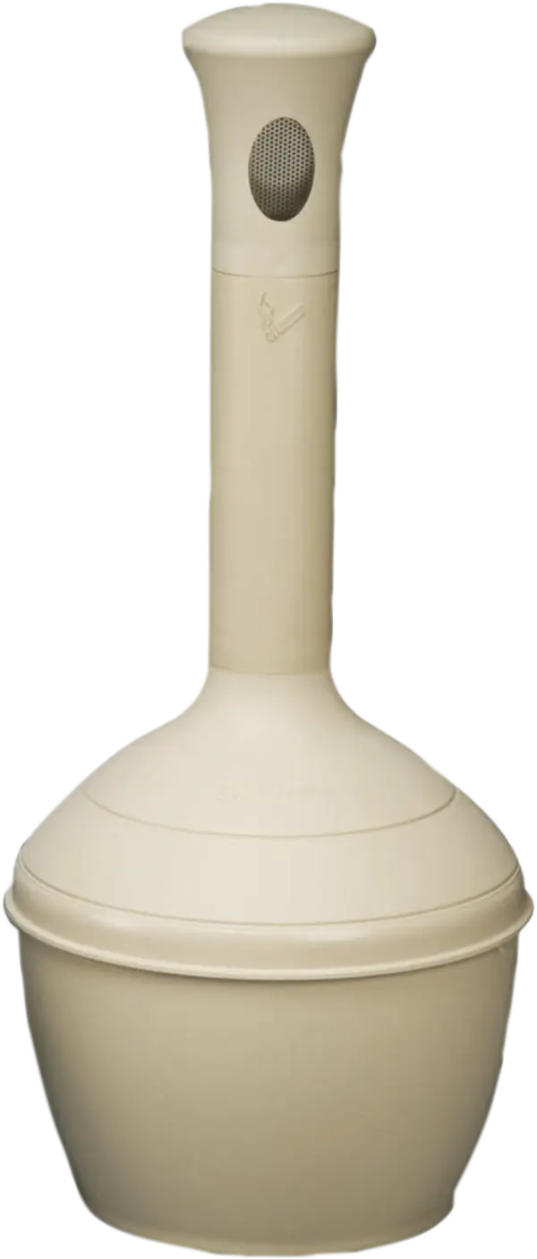 Sammelbehälter ELITE für Ziga- rettenkippen, HDPE, hellbeige