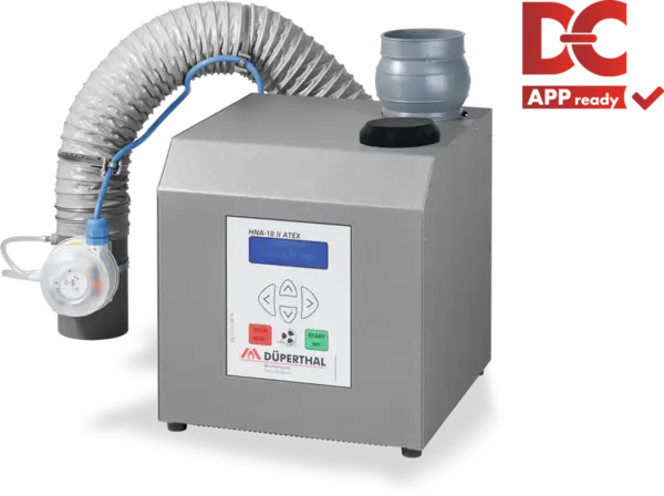 AUV Unit Exhaust air monitor with ventilator