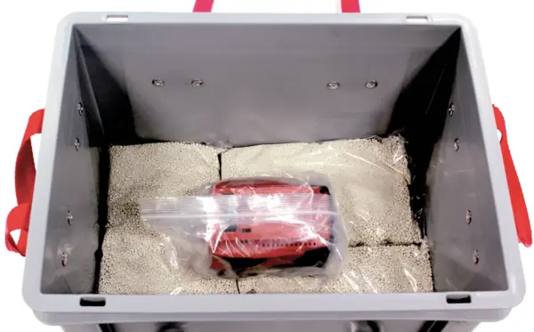BATTERY Transportbox S Transport- und Sammelbox für Lithium-Ionen-Akkus