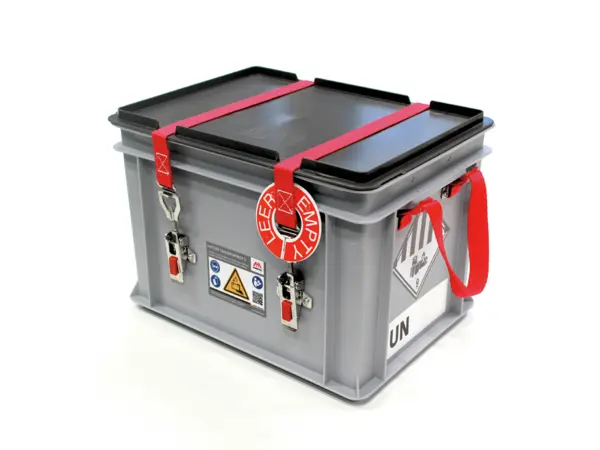 BATTERY Transportbox S Transport- und Sammelbox für Lithium-Ionen-Akkus