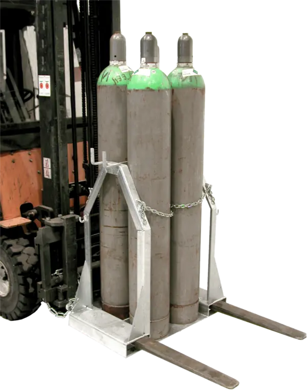 Gasflaschen-Palette für 4 x Gasflasche d = 250 mm