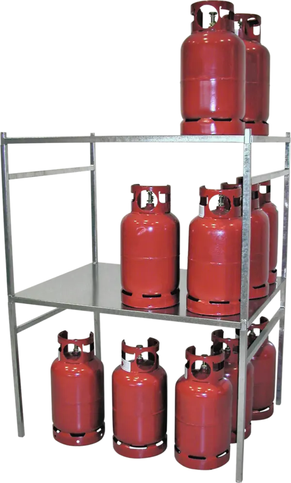 Gasflaschengestell, verzinkt