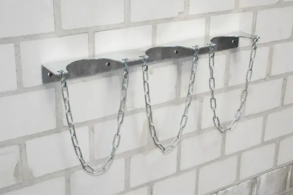 Gasflaschenwandhalterung für 3x Flaschen mit 140mm Durchmesser