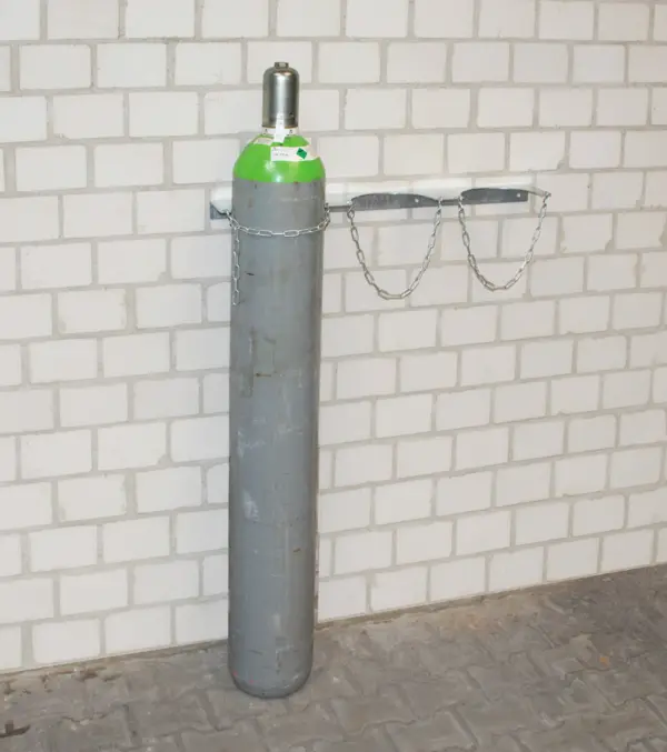 Gasflaschenwandhalterung für 3x Flaschen mit 230mm Durchmesser