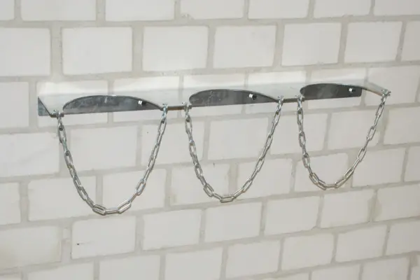 Gasflaschenwandhalterung für 3x Flaschen mit 230mm Durchmesser