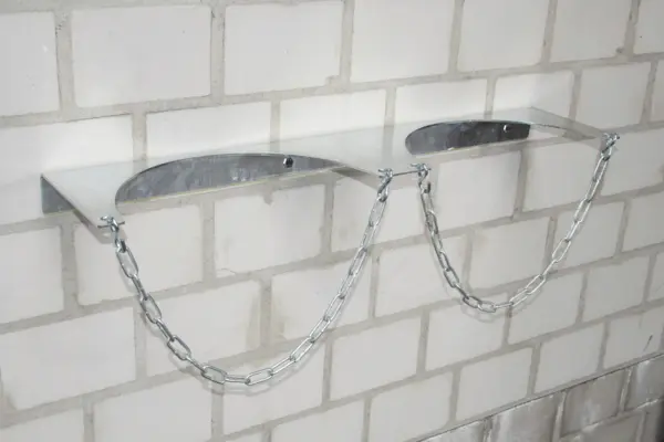 Gasflaschenwandhalterung für 2x Flaschen mit 320mm Durchmesser